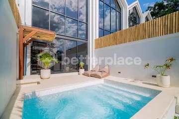 Charming Modern Tropical Villa 2 Bedroom in Prime Batu Bolong, Canggu – A Tranquil Haven with Ricefield and River View