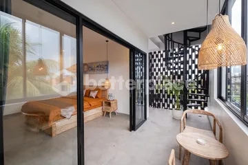 Elegant Coastal Living Opportunity – Sophisticated 2-Bedroom Furnished Apartment with Rooftop Ocean Views Just Moments from Cemagi Beach