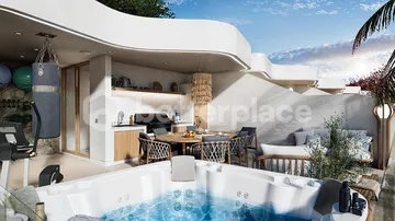 Luxurious Tropical Villa in Nyang-Nyang - 2 Bedrooms with Stunning Rooftop Jacuzzi Views