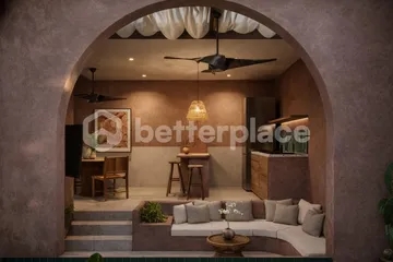 Discover Elevated Coastal Living in a Modern Moroccan 1-Bed Villa with Private Pool, Steps from the Pristine Shores of Kuta Lombok