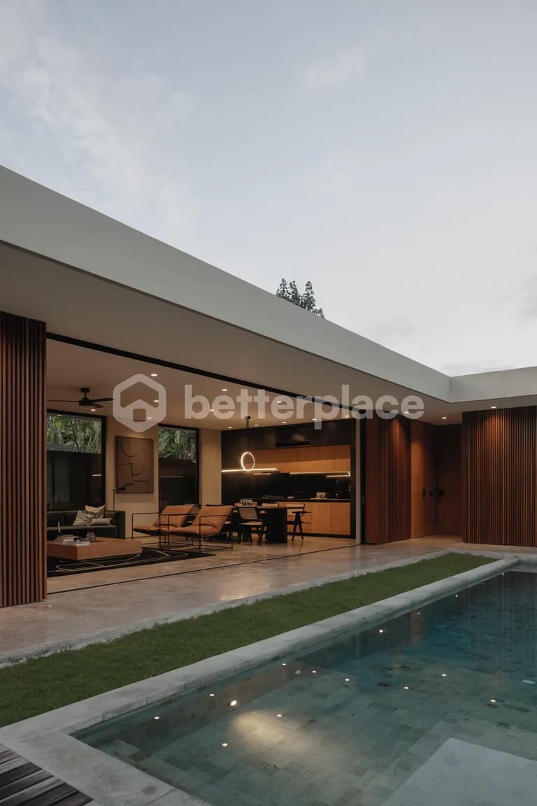 Stylish Yearly Villa with Spacious Outdoor Living in Canggu Area