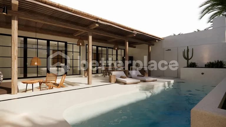 Discover Ultimate Comfort: Leasehold 1-Bedroom Modern Furnished Villa Close to Pererenan Beach