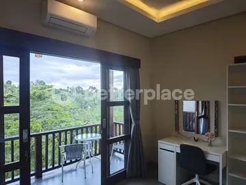 Yearly Rental Villa with Gazebo and Idyllic Jungle View in Kemenuh Ubud