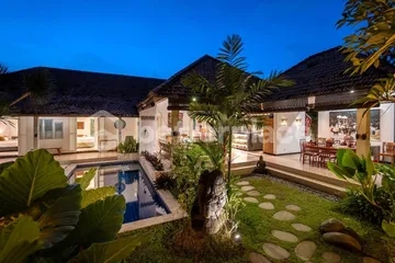 A Rare Seminyak Sanctuary: Single-Level 4BR Tropical Villa with Private Pool, Expansive Gardens & Timeless Island Elegance