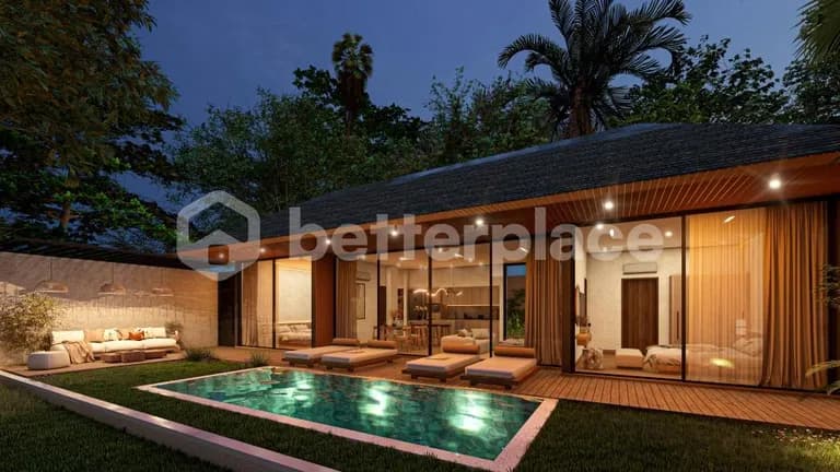 Charming Tropical Hideaway: Beautifully Appointed Fully Furnished 2-Bed Villa with Expansive Pool Deck and Peaceful Green Surroundings