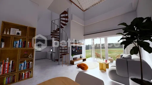 Modern Turnkey Apartment with Panoramic Glazing in Ubud