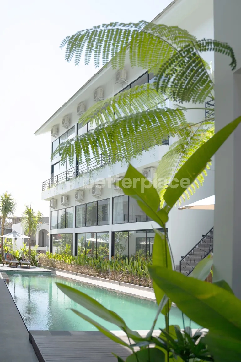 Bali’s Modern One-Bedroom Mezzanine Deluxe Apartment Leasehold in Canggu