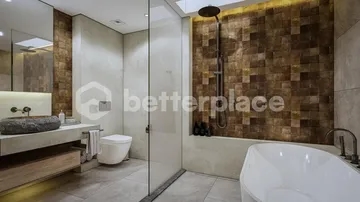 Bali Luxury Real Estate: Modern 1-Bedroom Apartment in Canggu for Sale – Enjoy Rooftop with Ocean Views, Tranquil Living, and Investment Potential