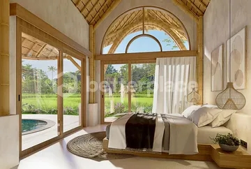 Ubud Bamboo Art-Inspired Villa – Adjustable 2-3 Bedrooms, Leasehold 31 Years
