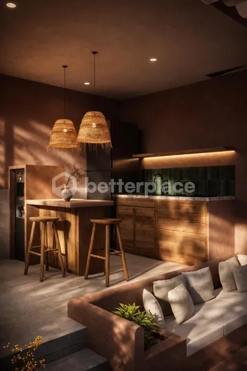 Discover Elevated Coastal Living in a Modern Moroccan 1-Bed Villa with Private Pool, Steps from the Pristine Shores of Kuta Lombok