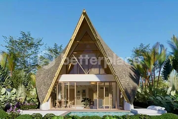 Ubud Bamboo Art Style Villa – Adjustable 2-3 Bedrooms, 31-Year Leasehold