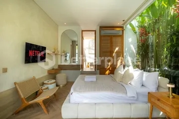 Modern Tropical Contemporary Villa in Prime Canggu Central 2 Bedrooms Walking Distance to the Beach