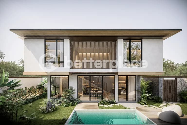 Elegant Tropical Contemporary Villa in Peaceful Kedungu – 2 Bedrooms Walking Distance to the Beach