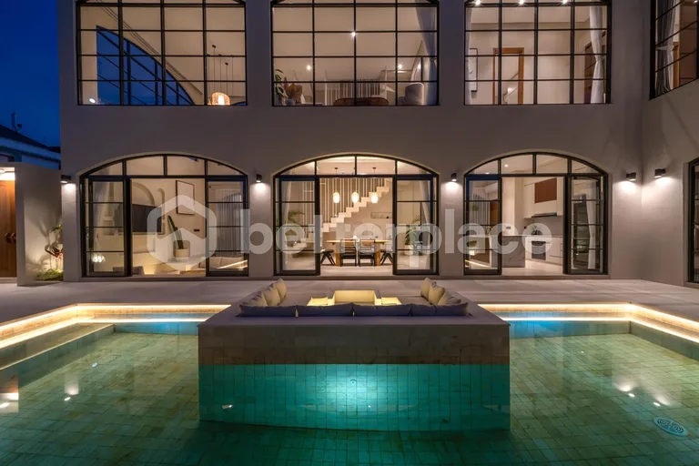 Splendiferous Mansion with Jacuzzi and Rooftop for Yearly Lease in Canggu