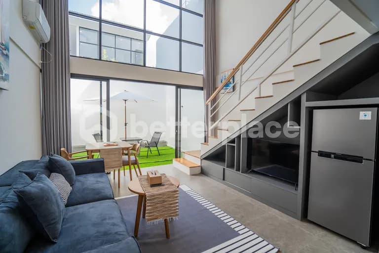 Modern 1-Bedroom Townhouse in Buduk, North Canggu with Shared Pool