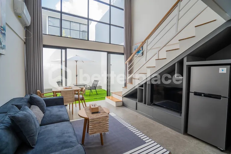 Modern 1-Bedroom Townhouse in Buduk, North Canggu with Shared Pool