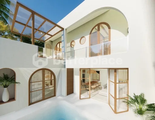 Elegant Tropical Villa in Tranquil Umalas – 3 Bedrooms with Jacuzzi and Rooftop Views