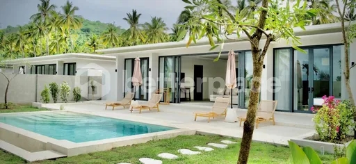 Savor the Serenity of Coastal Living – Fully Furnished 2-Bed Beachfront Villa with Breathtaking Ocean Views in West Sumbawa