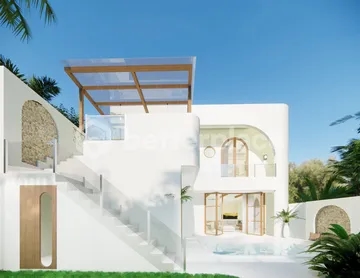 Elegant Tropical Villa in Tranquil Umalas – 3 Bedrooms with Jacuzzi and Rooftop Views