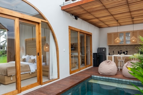 Luxe 2BR Ubud Haven: Pool & Serene Paddy View