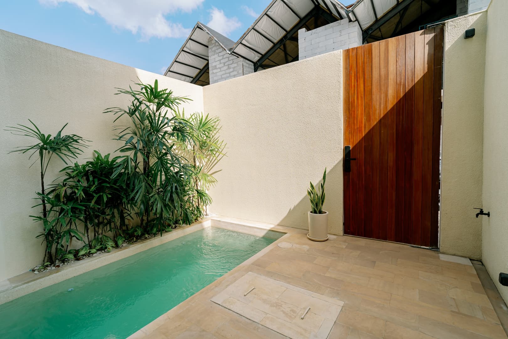 Stylish 2BR Villa W/ Pool Steps from the Beach