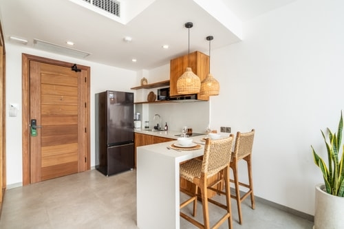 1BR Chic Canggu | Oceanview Rooftop Gym & Pool