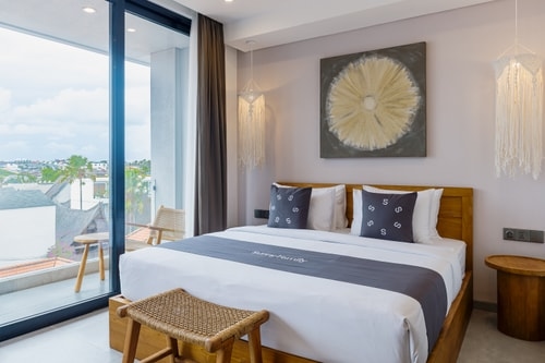 1BR Stylish Canggu | Rooftop Gym, Sauna & Pool