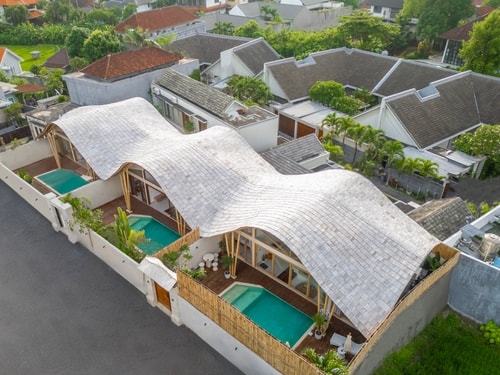 Central Canggu 2BR Tropical Bamboo Villa | Pool