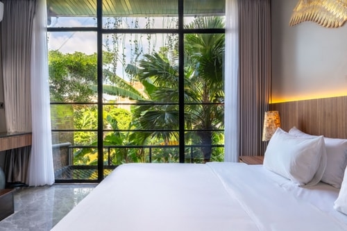 Serene Rooftop Canggu Villa | Pool & Paddy Views