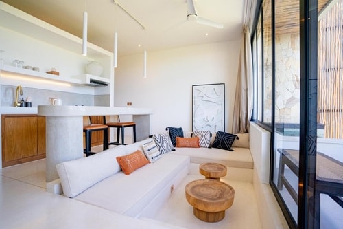 1BR Canggu Suite near Beach: Sunset Pool Balcony