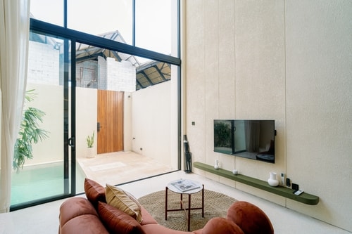 Stylish 2BR Villa W/ Pool Steps from the Beach