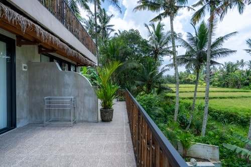 Ubud 1BR Junior Suite | Pool & Paddy View Balcony