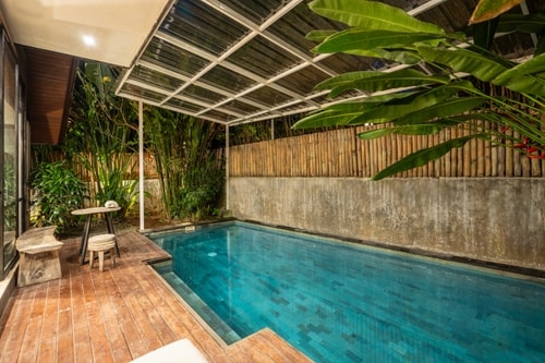 2BR Pererenan Haven | Sofabed, Pool & Balcony