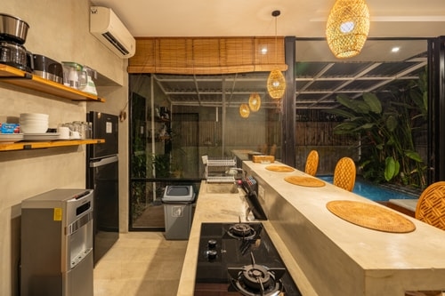 2BR Pererenan Haven | Sofabed, Pool & Balcony