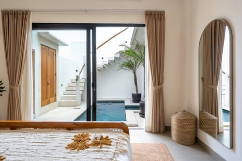 1BR Canggu Coastal Villa with Pool & Rooftop