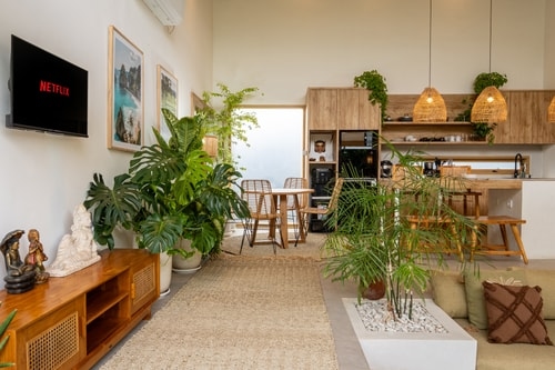 Central Canggu 2BR Tropical Bamboo Villa | Pool