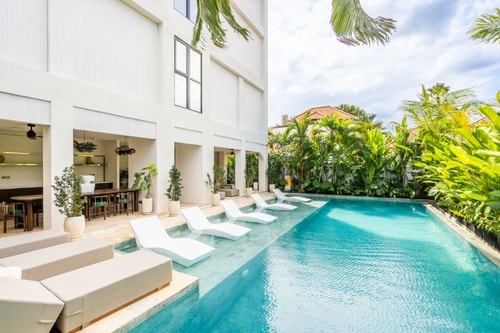 1BR Canggu City VIew Suite | Rooftop Gym & Pool
