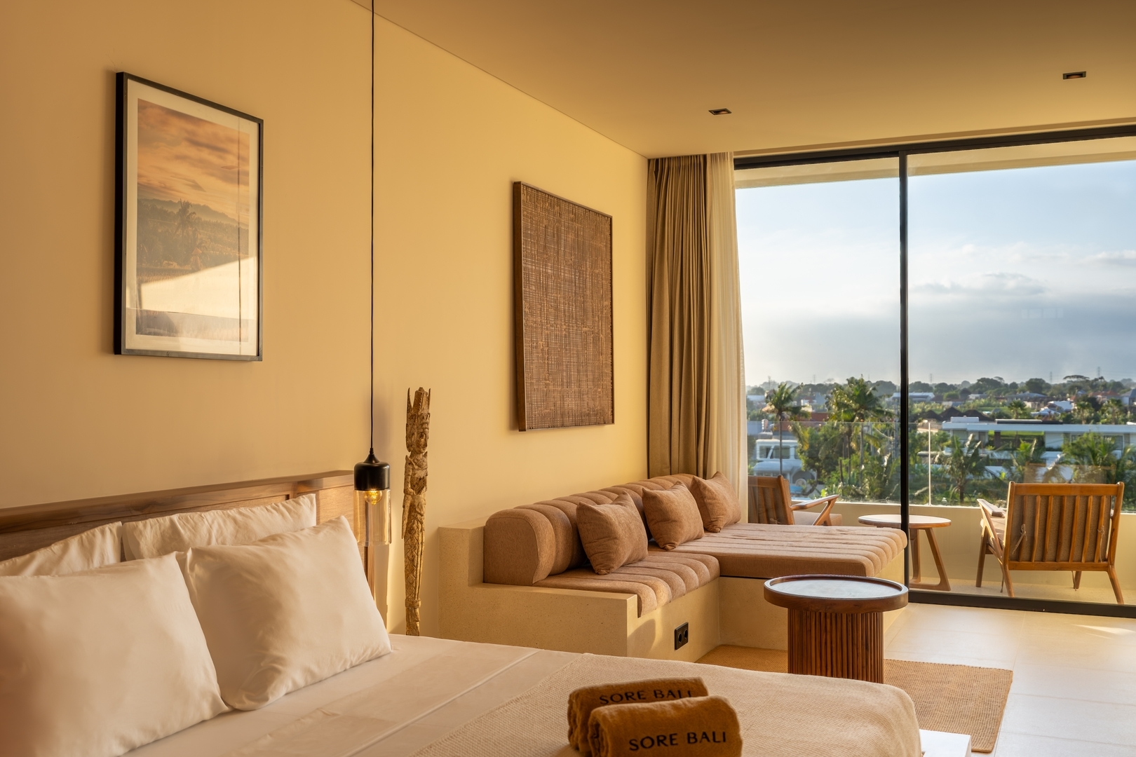 Canggu 1BR Serene | Rice Field View Balcony & Pool