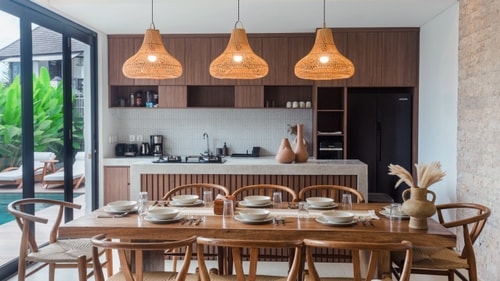 Canggu Luxe 4BR Villa | Pool, Gym & Paddy View