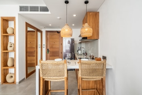 1BR Modish Canggu | Rooftop Gym, Sauna & Pool