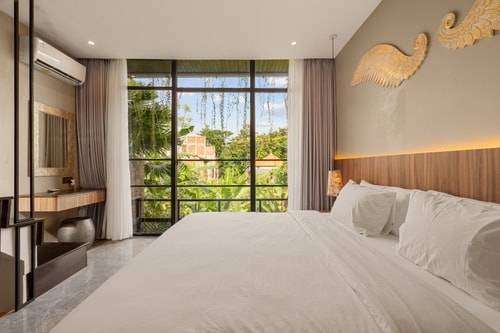 1BR Canggu Villa | Pool & Rice Fields View Rooftop