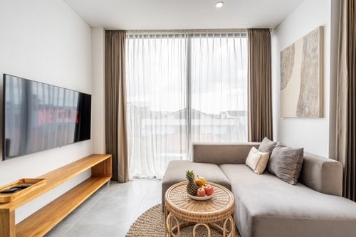 Canggu 1BR Suite | Rooftop Gym, Sauna & Pool