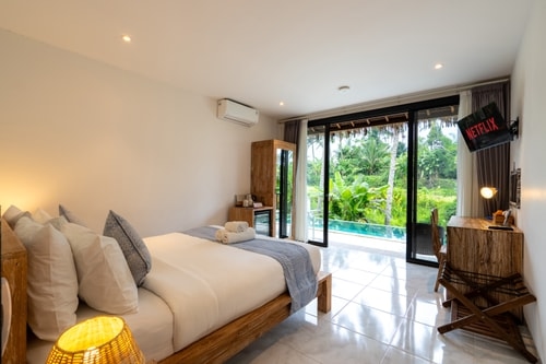 Ubud 1BR Junior Poolside, Paddy View & Culture Hub